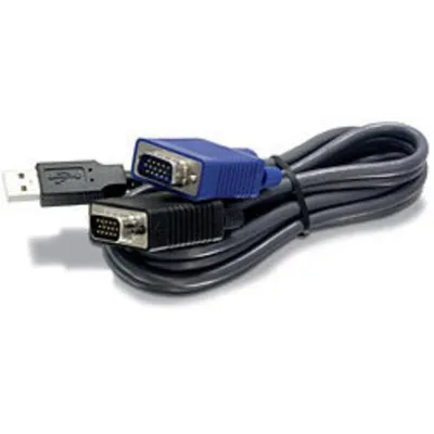 KVM-Kabel TRENDnet TK-CU06 1,8 m USB VGA Schwarz