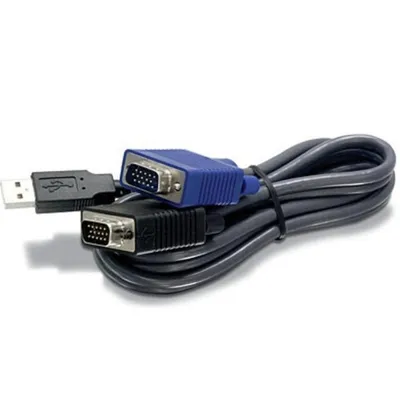 KVM-Kabel TRENDnet TK-CU10 USB/VGA 3,05 m Schwarz