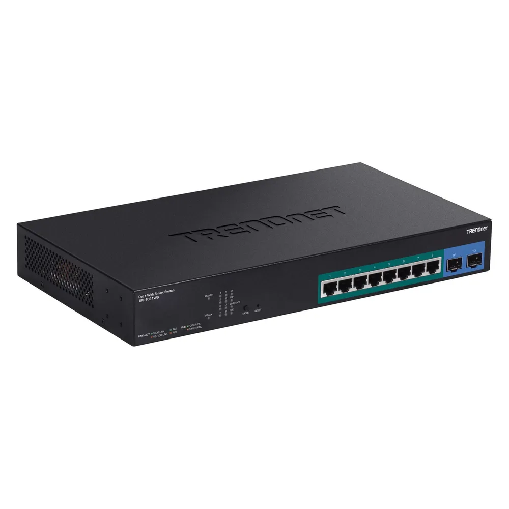 Trendnet 10-Port Gigabit Web Smart PoE+ Switch