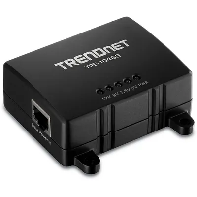 Trendnet TPE-104GS Netzwerksplitter Schwarz Power over Ethernet (PoE)