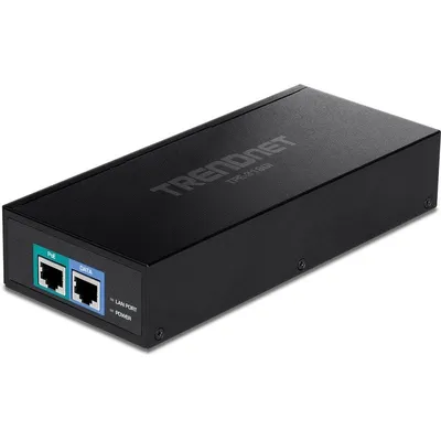 PoE++ Injektor TRENDnet TPE-319GI 10G 90 W Schwarz, IEEE 802.3bt