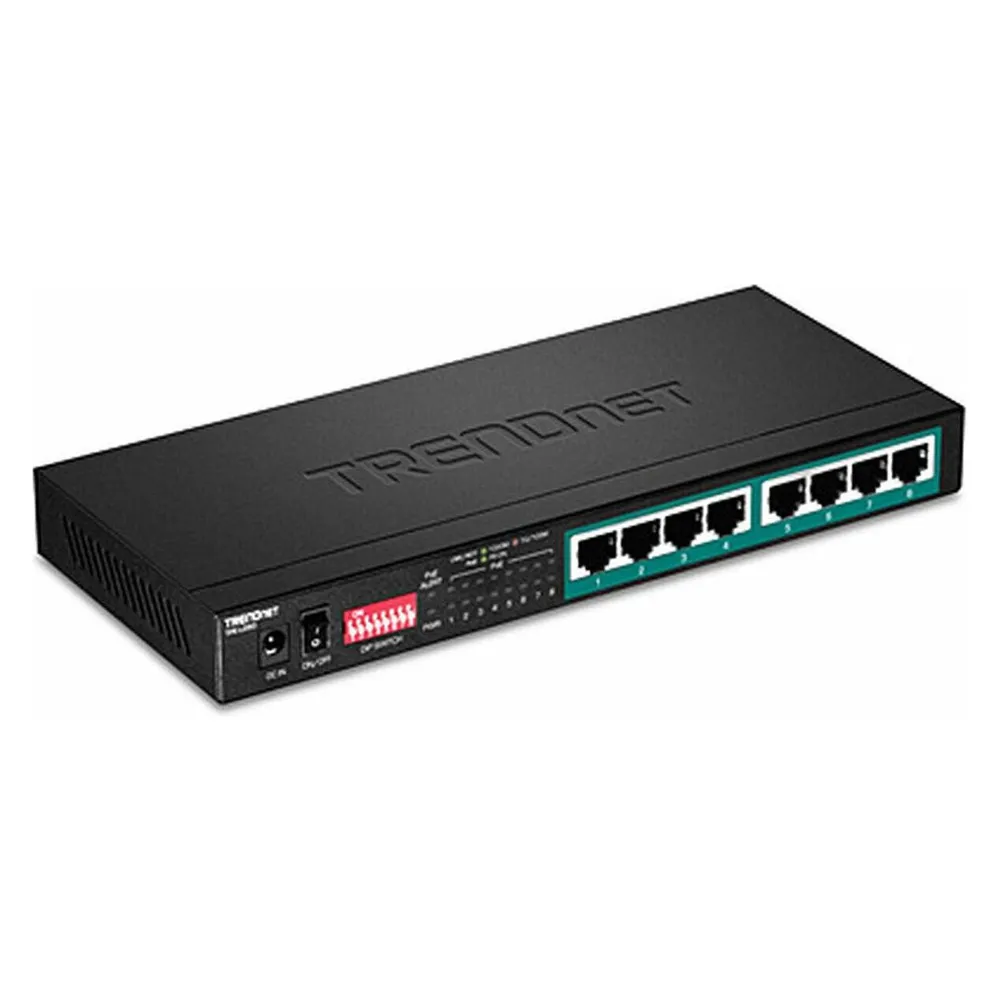 Trendnet 8xRJ-45 11.9 Mpps. MAC 50/60Hz, Schwartz