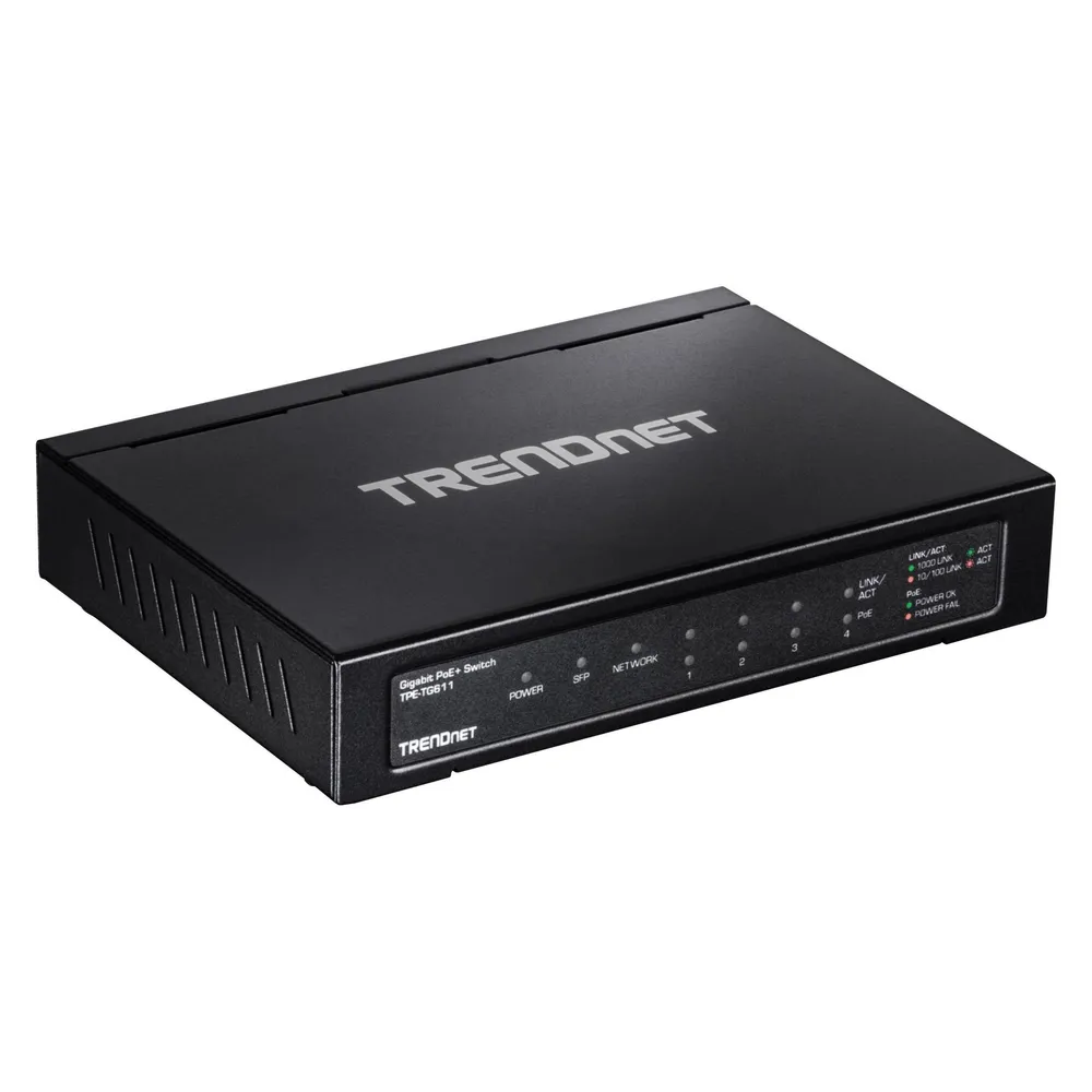 Trendnet 5xRJ-45, 1xSFP, 2K MAC 50/60Hz
