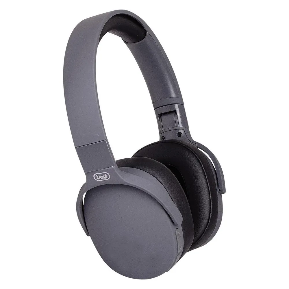 Trevi DJ 12E45 BT Kabelgebundenes und schnurloses Headset A Pavilion Musik und Bluetooth-Anrufe Schwarz