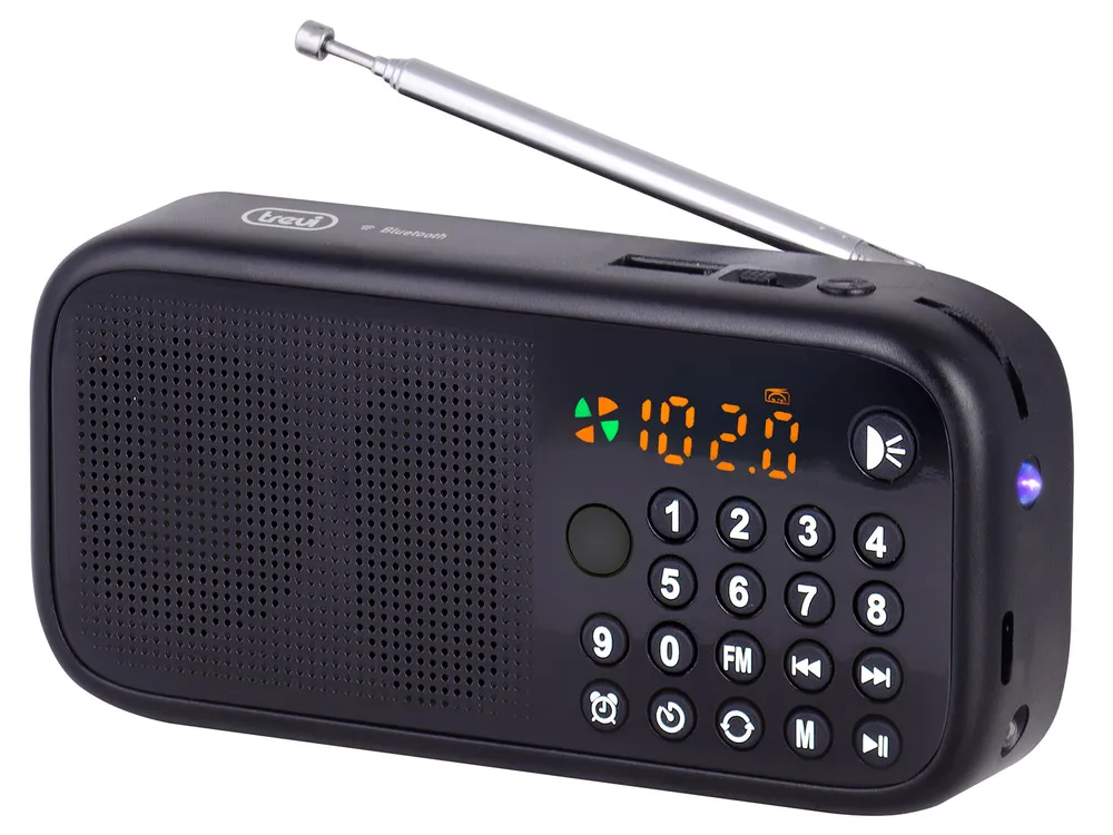 Radio Trevi DR 7F40 BT Bluetooth FM MP3 Tragbar Schwarz