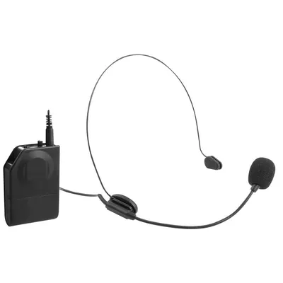 Trevi EM 408 R Schwarzes kabelloses Headset-Mikrofon