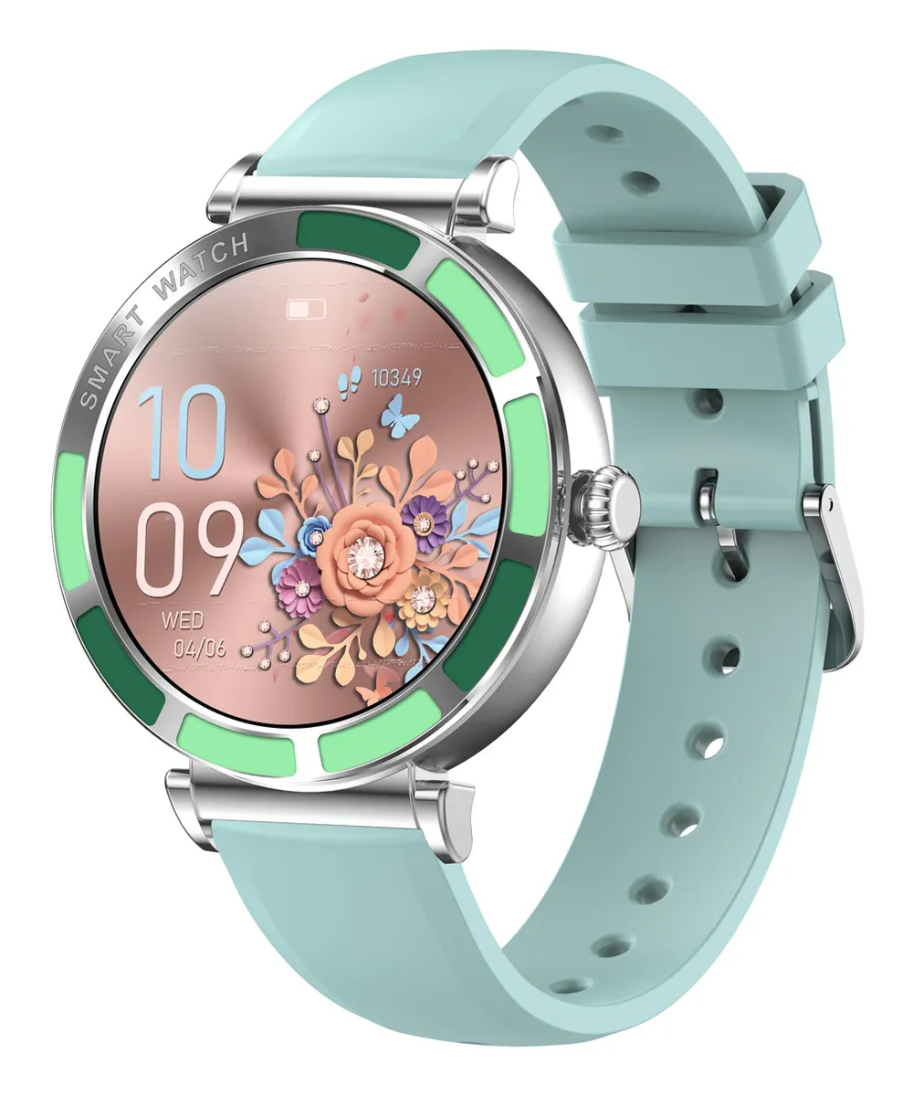 Trevi Smartwatch IP67 Bluetooth 5.0 41mm IPS Grün Wasserdicht Herzfrequenzmesser