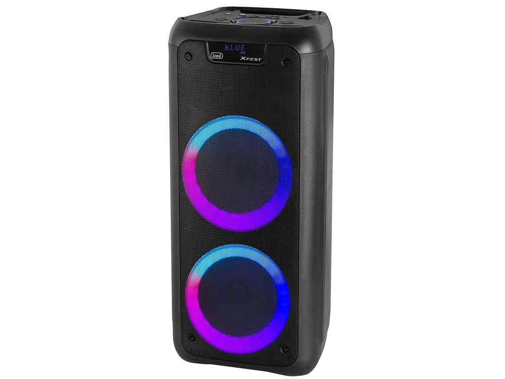 Lautsprecher Trevi XF 600 KB 2-Wege Kabellos/Kabelgebunden 80W mit Mikrofon und LED-Display