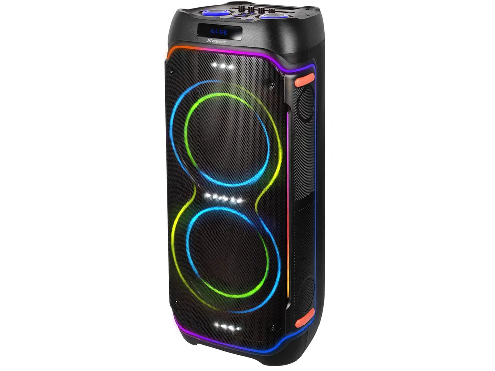 Altavoces Trevi XF 3600 PRO Inalámbricos 200W con Bluetooth y LED Multicolor