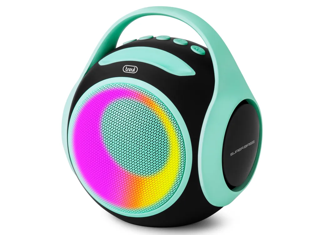 Trevi Fiesta 20 W USB-C Kabellose Lautsprecher in Türkis, wasserabweisend