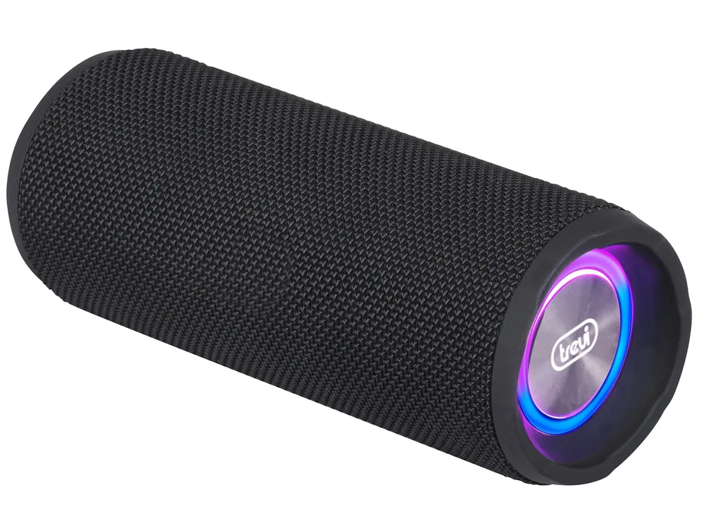 Altavoces Trevi 14W Bluetooth USB-C Lautsprecher mit LED-licht und Mikro-SD