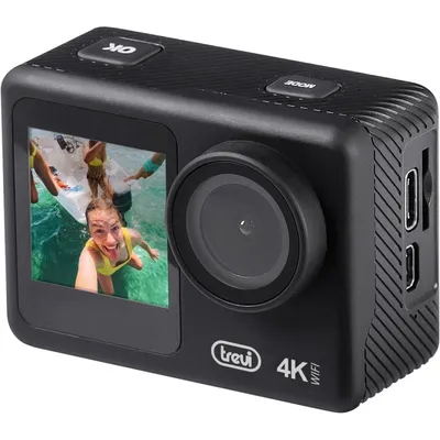 4K-WLAN-Sport-Actionkamera mit 30 m Unterwassergehäuse Trevi Go 2550 4K