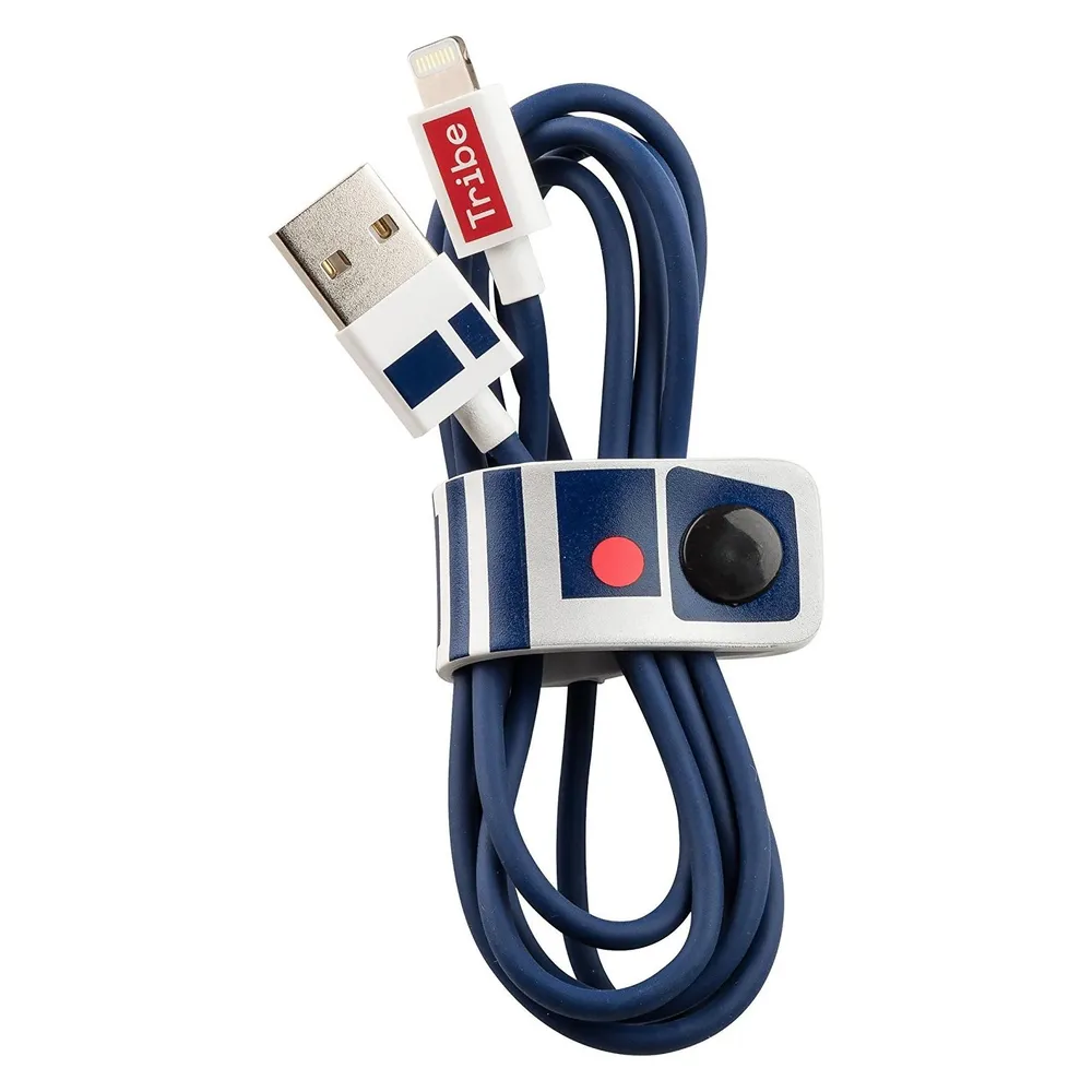 Tribe CLR20707 Lightning-Kabel 1,2 m Blau, Weiss