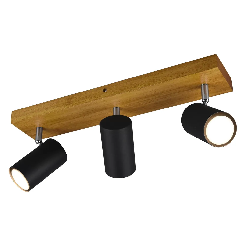 TRIO Deckenleuchte Marley 812400332 schwarz