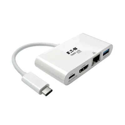 USB-C Adapter Tripp Lite U444-06N-HGU-C 1080p USB 3.1 Gen 1 HDMI PD 60W GbE USB-C Adapter