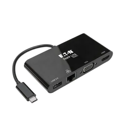 Tripp Lite USB 3.1 Type-C Adapter U444-06N-HV4GUB HDMI 4K VGA Ethernet USB-A