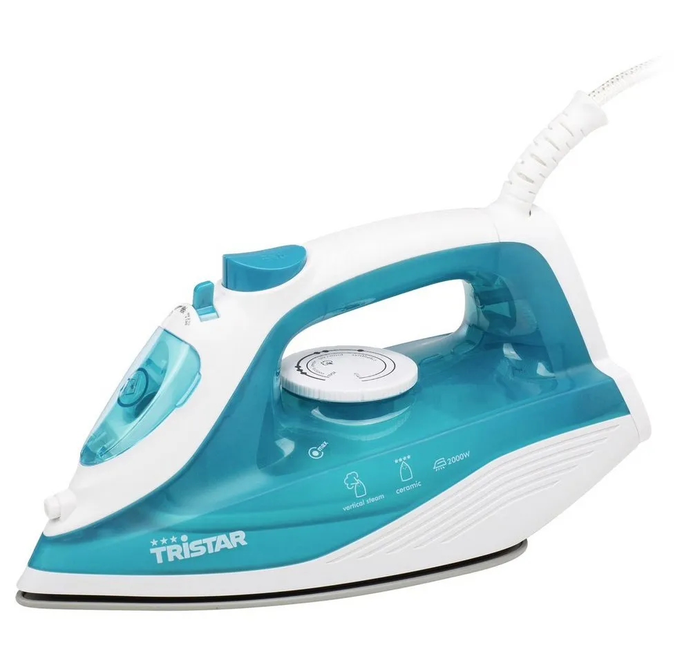 Tristar Dampfbügeleisen Tristar ST-8300 Dampfbügeleisen Weiß, Blau 2000 W, 2000.00 W