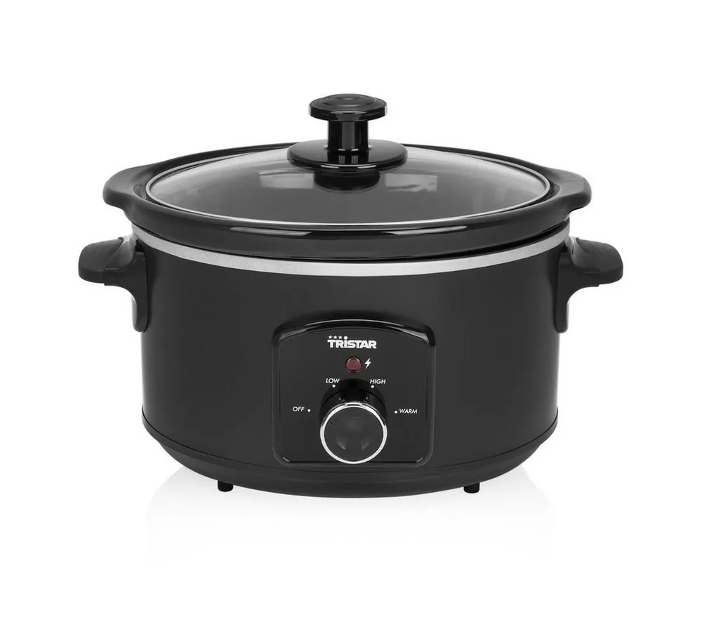 Tristar Dampfgarer Tristar Schongarer – 3,5L Edelstahl Keramiktopf mit 2 Hitzestufen und, 180 W, Keramische Beschichtung - Regelbarer Thermostat
