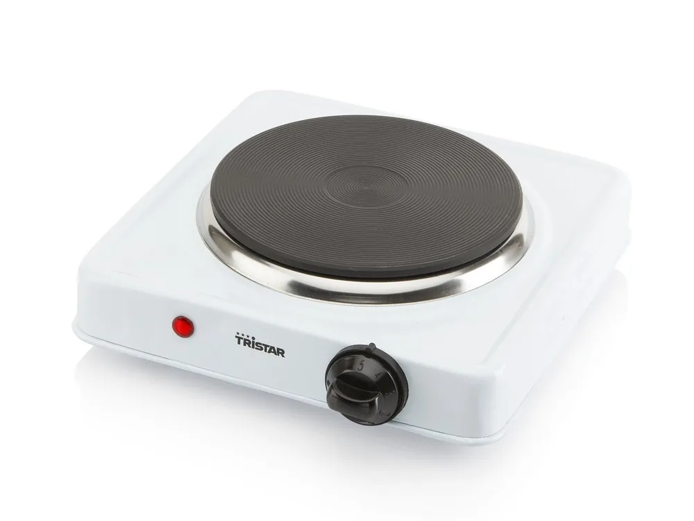 Tristar Einzelkochplatte, Mobiles elektrisches 1 Platten autarkes Kochfeld mini Ø15cm Camping