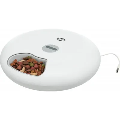 Automatischer Futterspender Trixie TX5+1 Weißes Kunststoff USB 6 Schalen