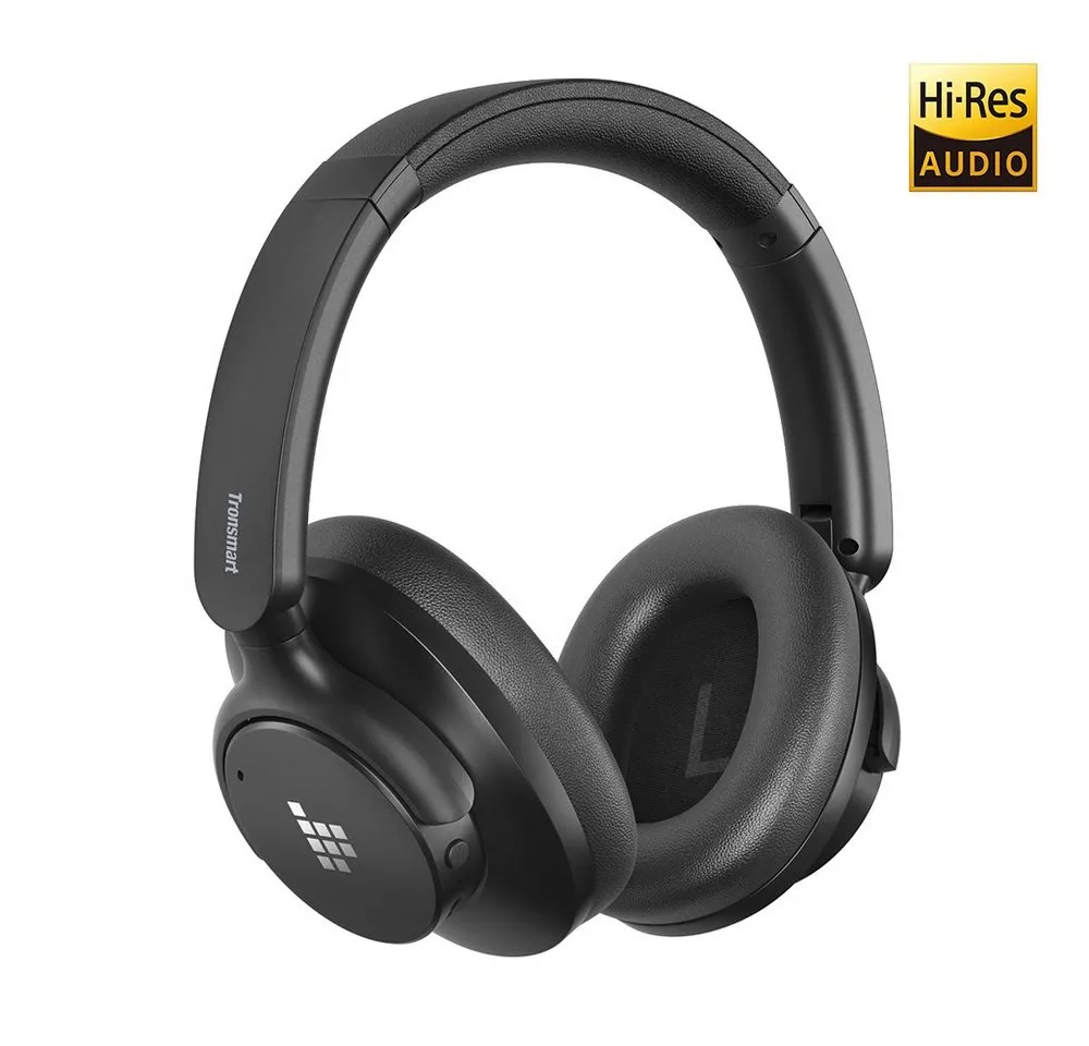 Tronsmart SOUNFII Q20S Hybrid ANC-Kopfhörer, 90° schwenkbare Ohrstöpsel wireless Kopfhörer (Google Assistant, Siri, Bluetooth, 60 Stunden Spielzeit, Hybride aktive Geräuschunterdrückung)
