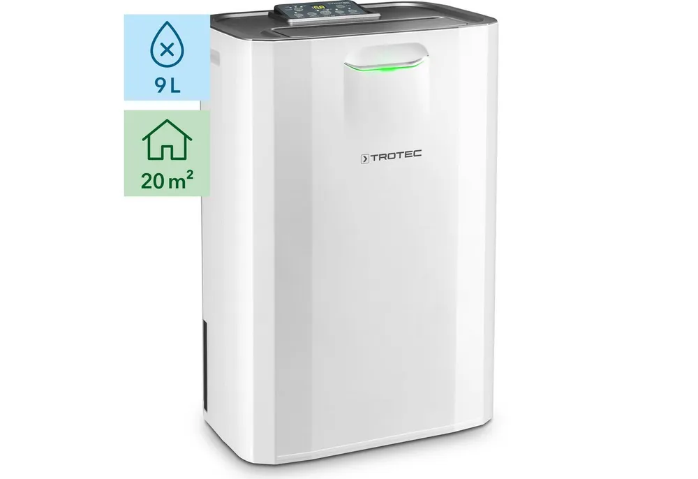 TROTEC Luftentfeuchter TTR 57 E, Luftentfeuchter Trocknung Entfeuchtung Adsorptionsentfeuchter