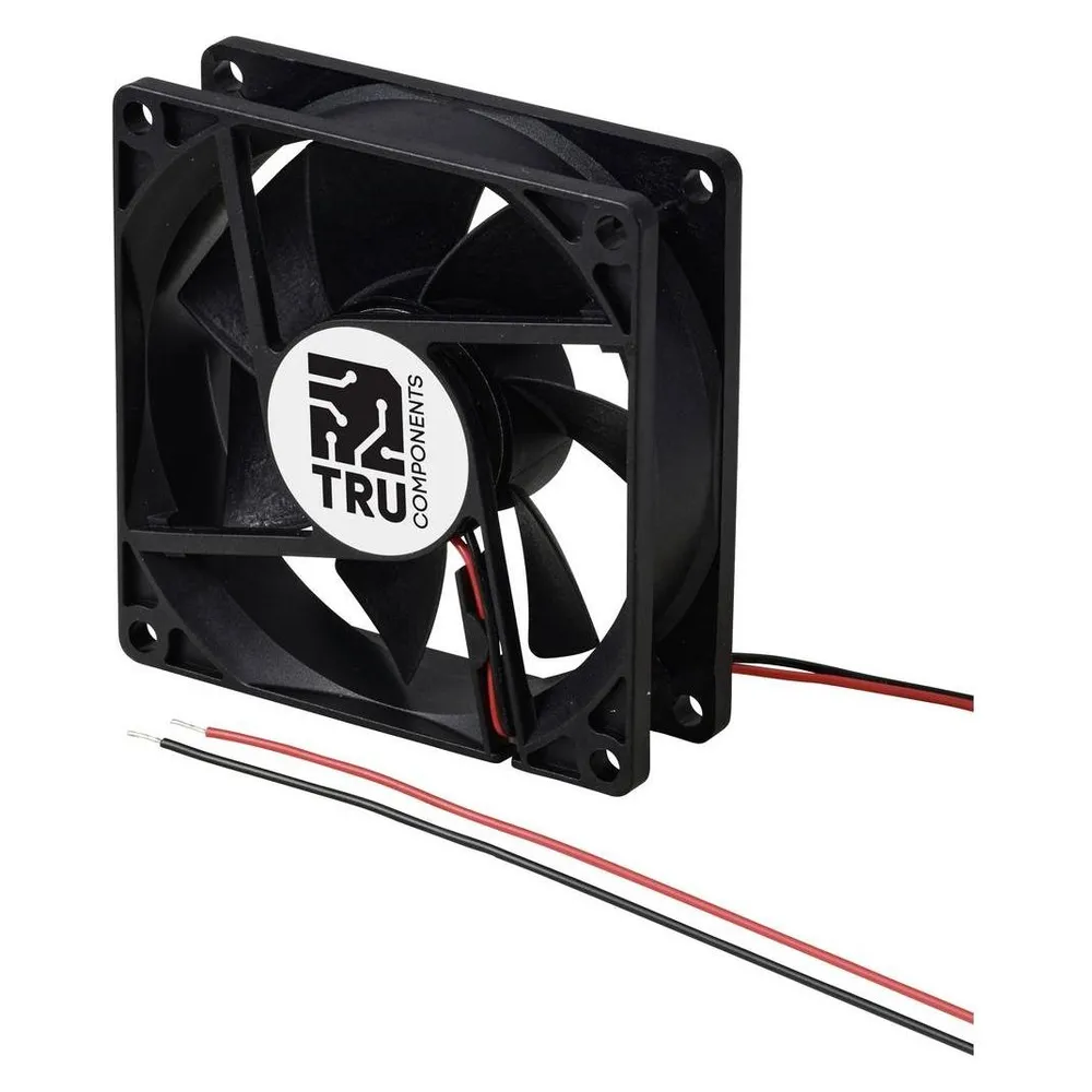 Kühlung Luft Tru Components 80 mm 3000 RPM TC-MX8025-12V0.1A Leise
