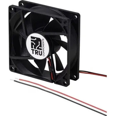 Kühlung Luft Tru Components 80 mm 3600 RPM Leise TC-MX8025