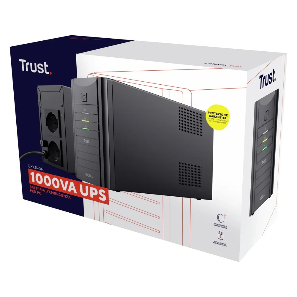 Trust Oxxtron 1000VA 2 Steckdose(n) AC