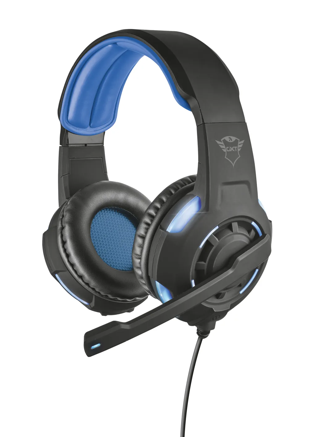 Trust GXT 350 RADIUS 7.1 Kopfhörer Kabelgebunden Kopfband Gaming USB Typ-A Schwarz, Blau