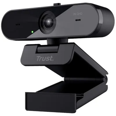 Trust Taxon Webcam 2560 x 1440 Pixel USB 2.0 Schwarz