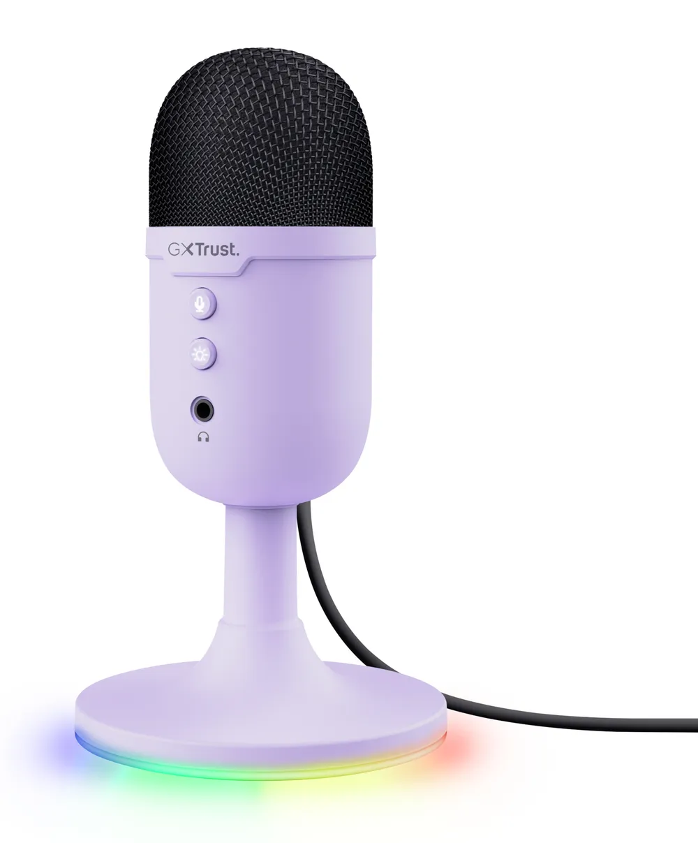 Mikrofon Trust GXT 234 Yunix USB cardioid mit RGB und Kopfhörerausgang