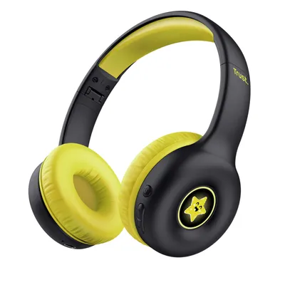 Trust Wireless Faltbare Bluetooth-Kopfhörer mit Mikrofon und Lautstärkebegrenzung