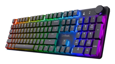 Tastatur mechanisch TRUST GXT 868 TORIX QWERTZ Deutsch RGB Wireless