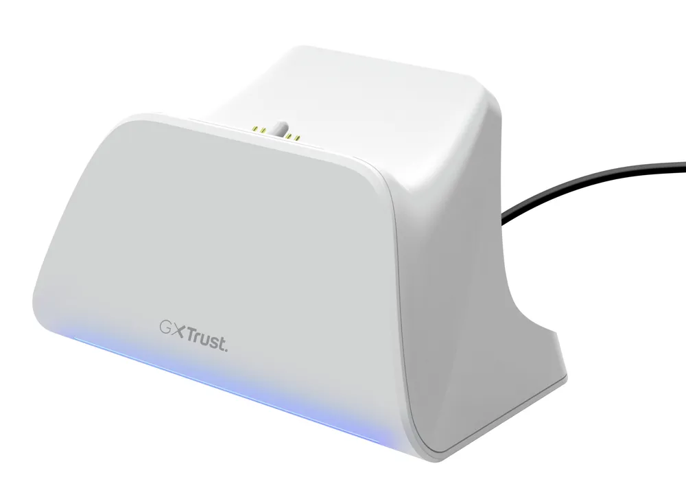 Trust GXT 255 Ständer für PS5 DualSense, Schnellladung, mehrfarbige LED, rutschfest