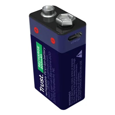 Akku Trust 25745 9V USB-C wiederaufladbar
