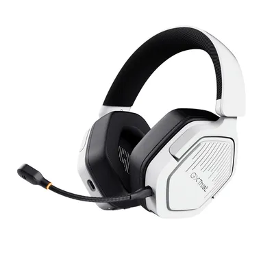Kopfhörer Trust GXT 493PS Carus kabellos Bluetooth Gaming mit Mikrofon Weiß