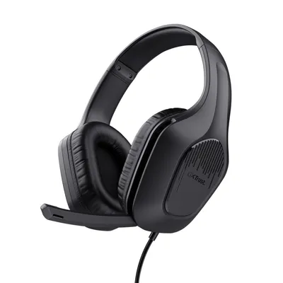 Kopfhörer Trust GXT 417 Zirox kabelgebunden 3,5 mm Gaming mit Mikrofon Schwarz