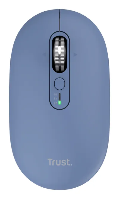 Ratón Trust Seron Slim Multi RF Bluetooth 3200DPI Blau Silent Click