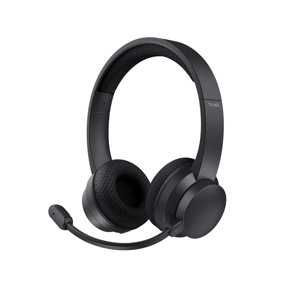 Ayda Drahtloses ENC-Headset, Schwarz