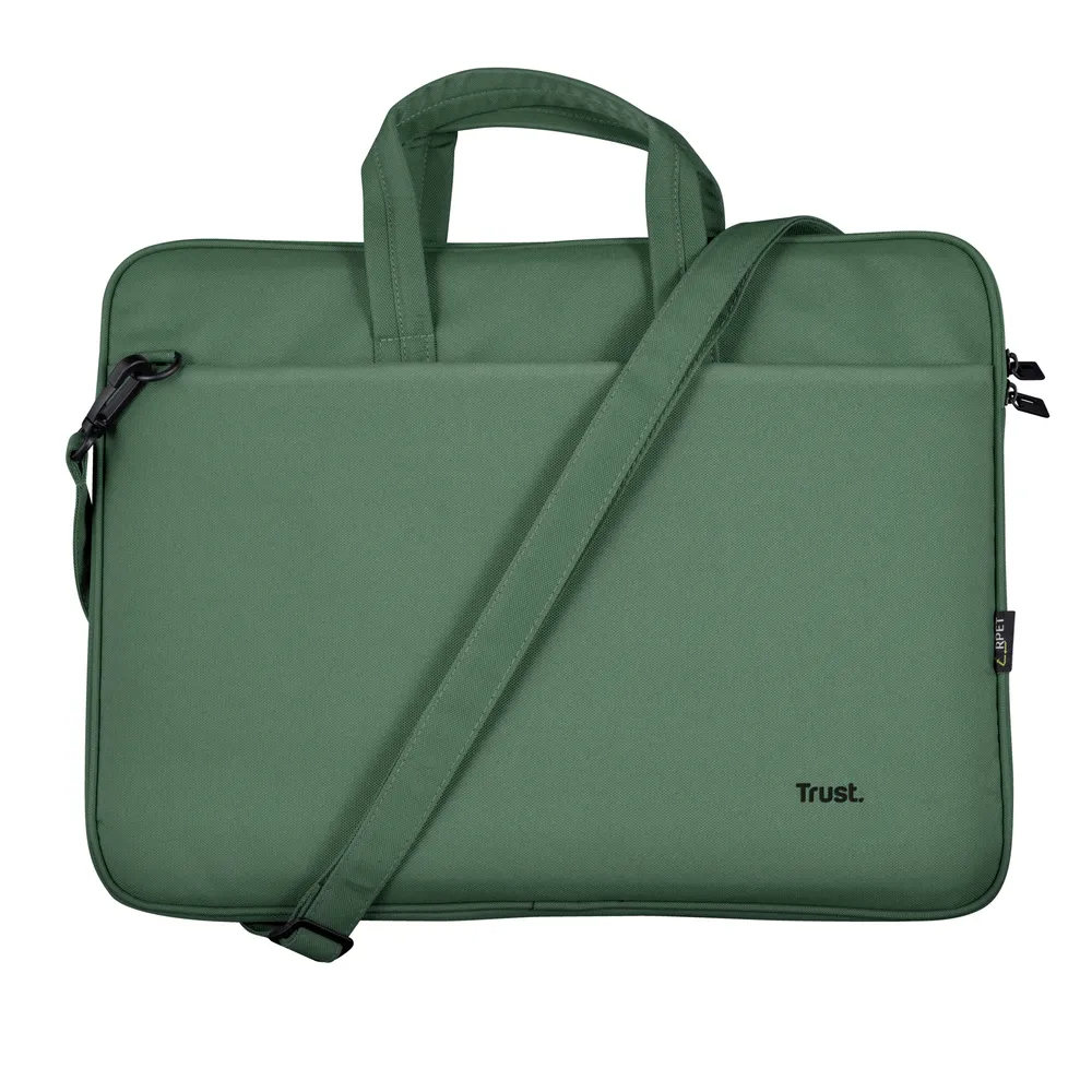 Bologna Slim Laptop Bag 16 Zoll Eco - grün Laptop-Tasche