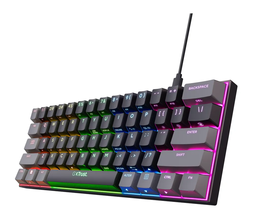 GXT 867 Acira mechanische Gaming-Tastatur, rote Switches, Schwarz