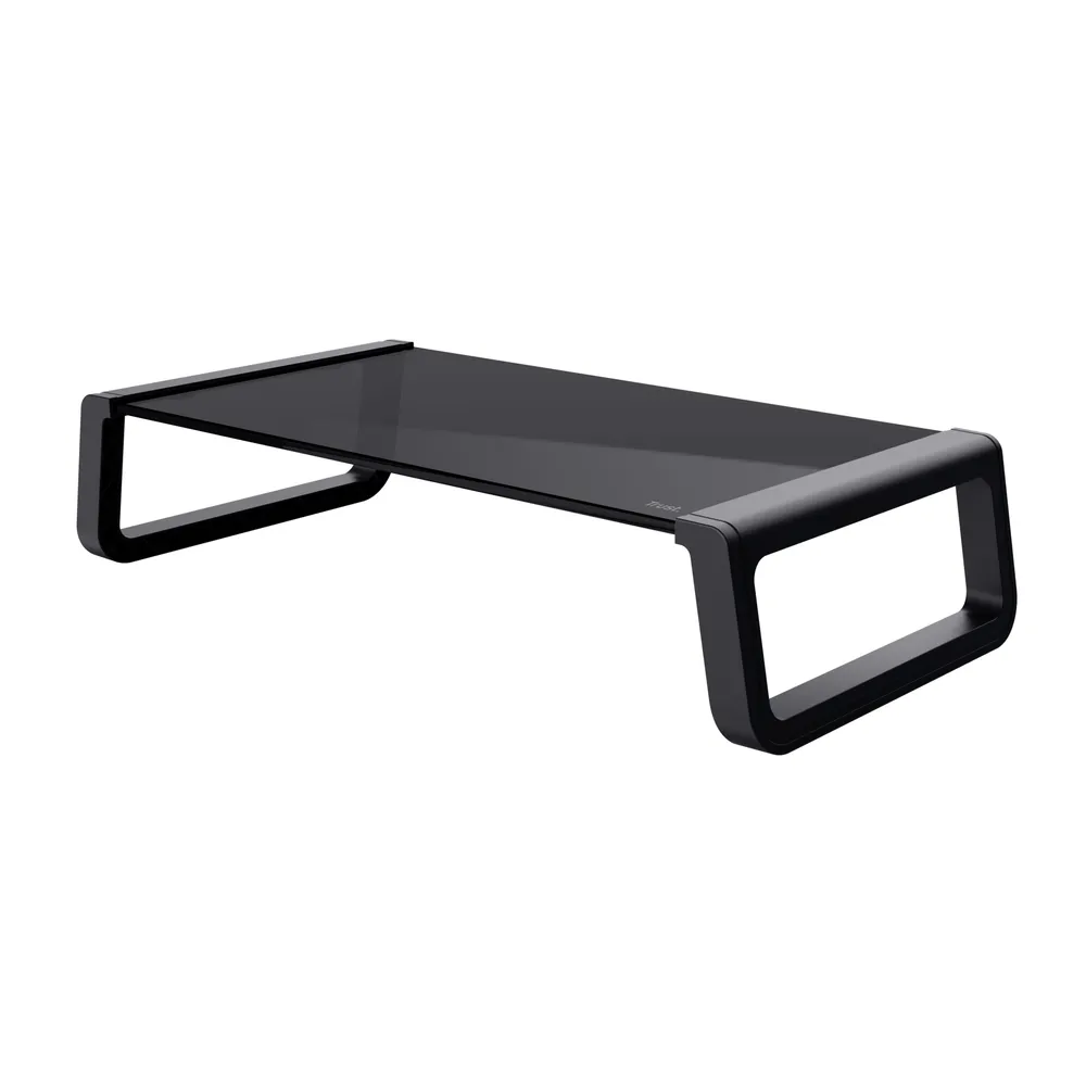 Monta Bildschirmhalterung aus Hartglas, Schwarz