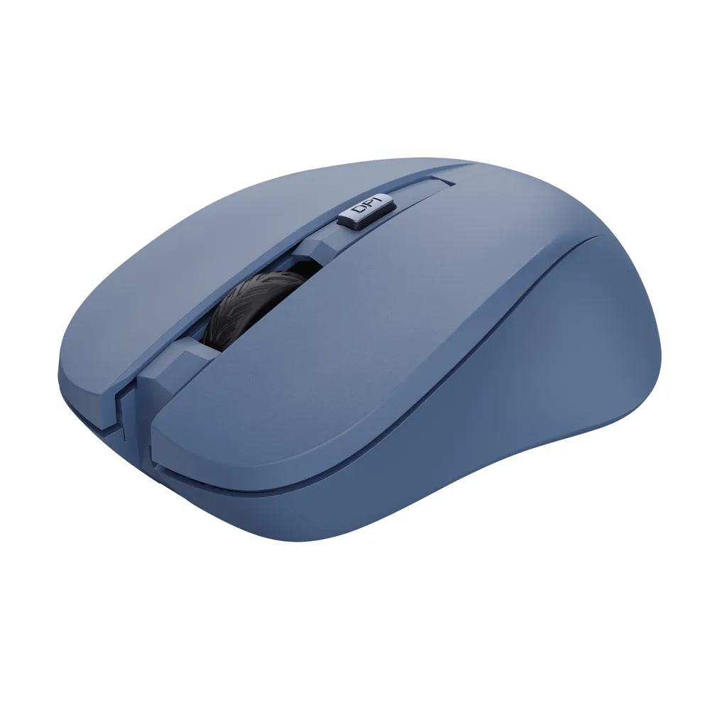 Mydo Wireless Funkmaus, leise, Blau