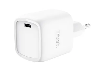 USB-C-Ladegerät Trust Maxo GaN 30W Kompakt Schnellladung Weiß