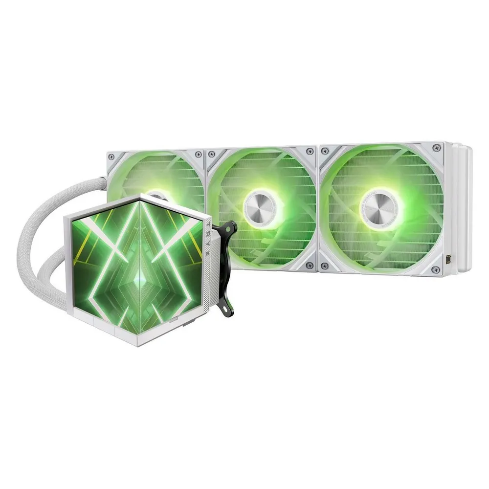 Refrigeración Líquida Tryx STAGE ARGB 360 White 360mm 3 Ventilatoren ARGB