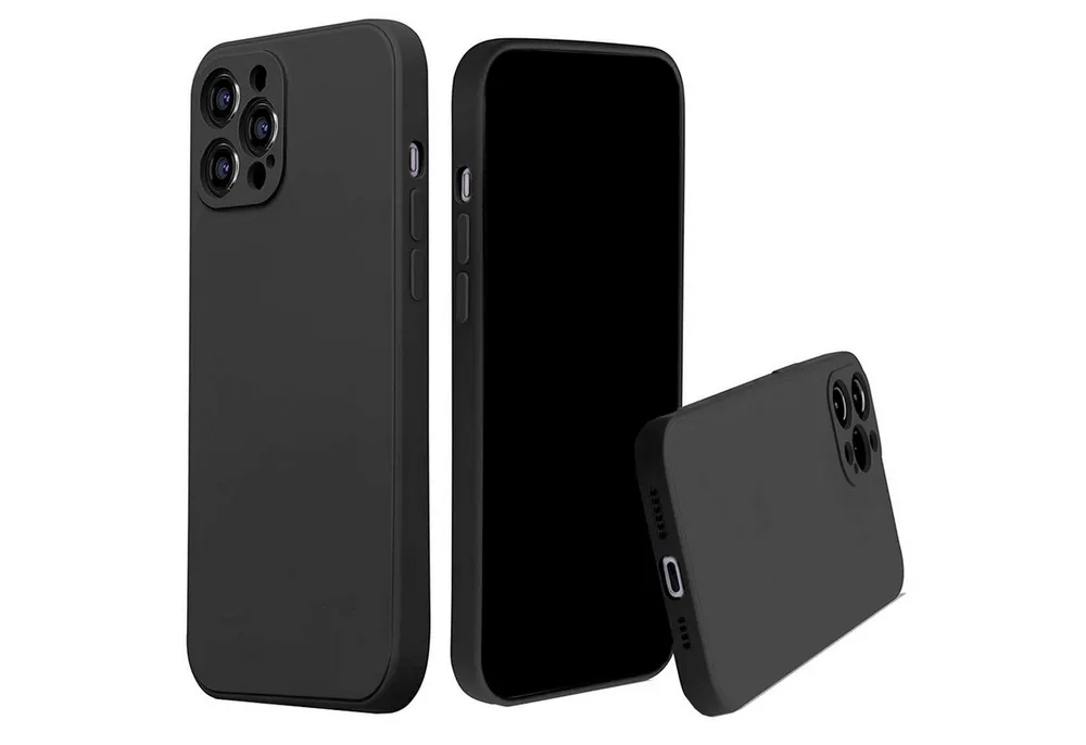 TSB Werk Handyhülle Handyhülle iPhone 12 13 14 Pro Max Mini Plus, Cover, Schutz, Case, Schwarz, Silikon