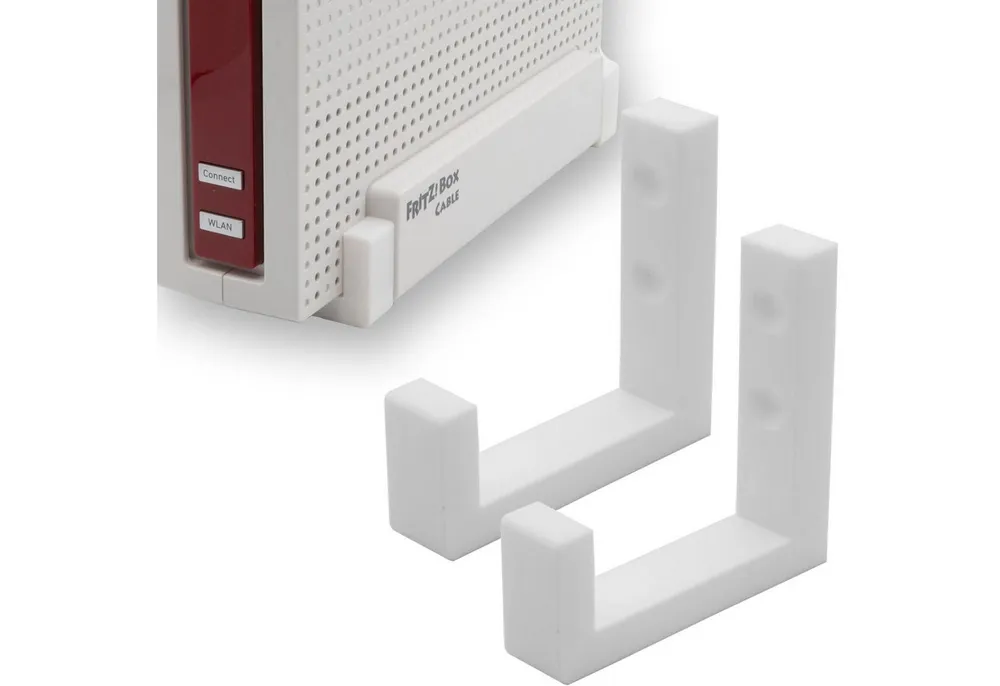 TSB Werk Modem 2x Wandhalterung FRITZ!Box 6690 / 6590 / 6591 AVM, Fritzbox, Halter, Wandhaken, Set