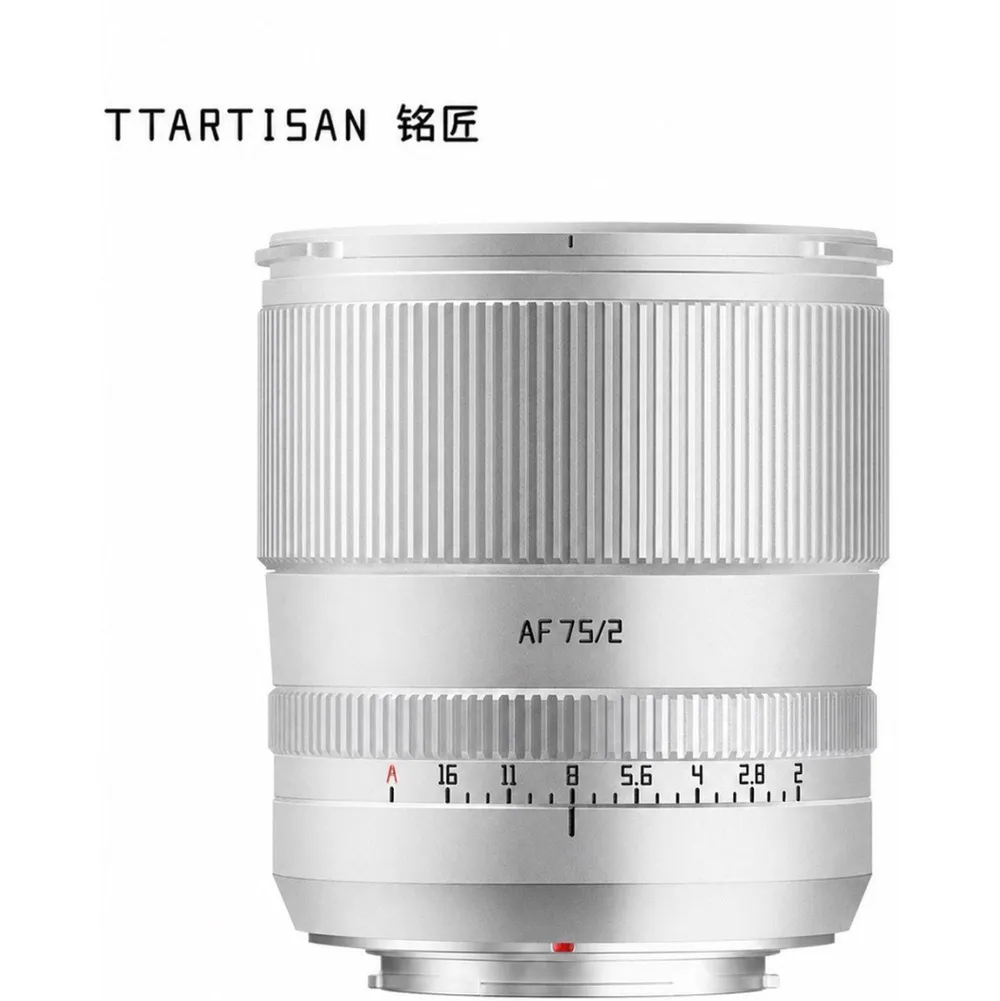 TTARTISAN AF 75mm f2 Fujifilm X Silber