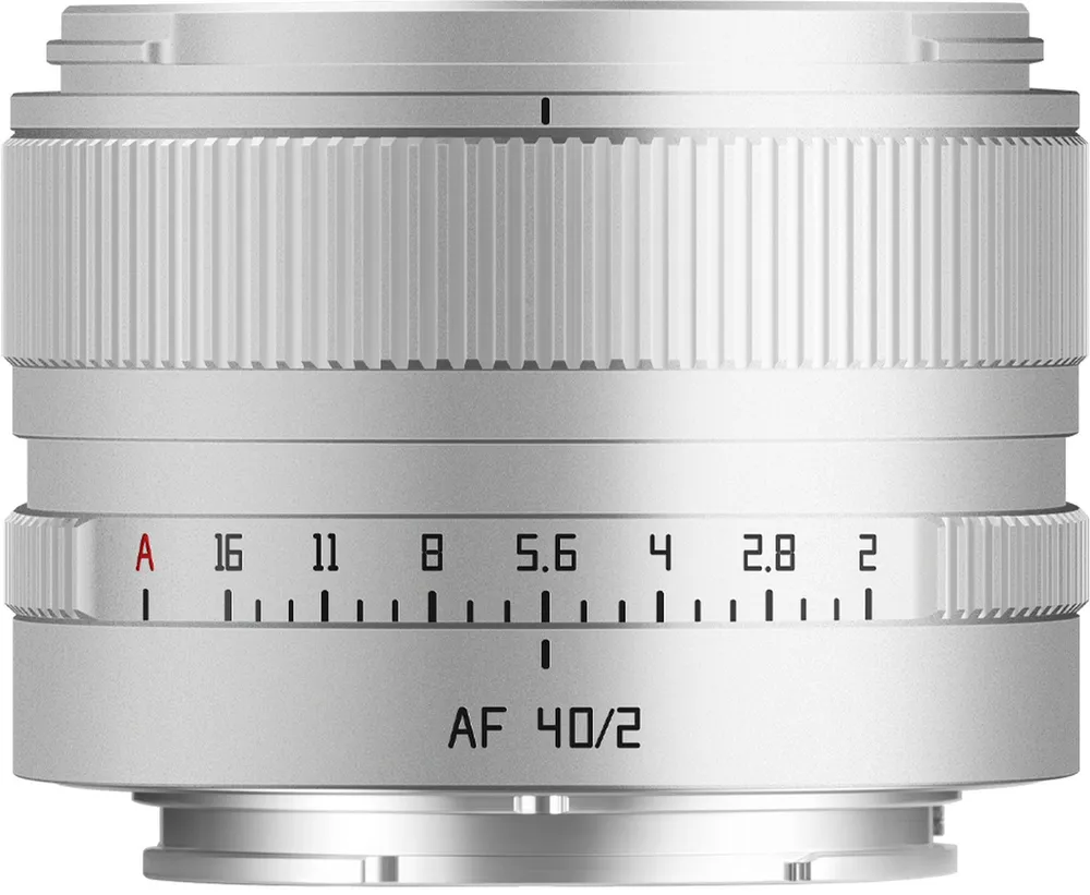 TTARTISAN AF 40mm f2 Sony FE (Vollformat) silber